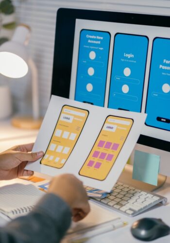 ux-designer-is-reviewing-paper-prototypes-of-a-mob-NLR769M